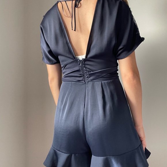 COPY - Zara Playsuit Open Back Lace size M - Picture 2 of 4